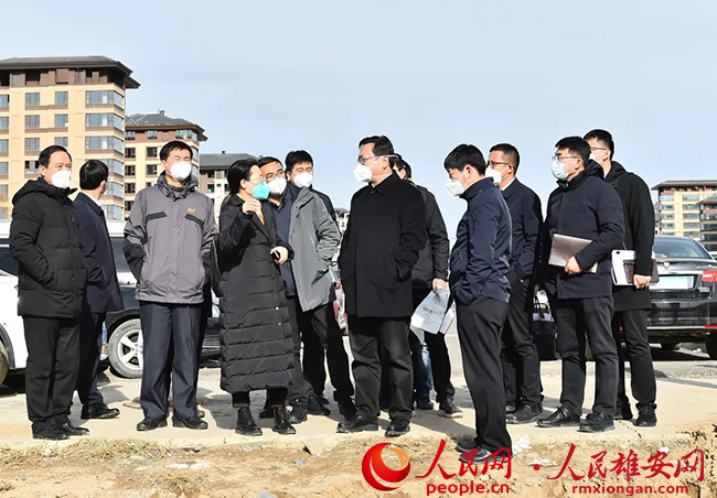 張國華調(diào)研重點項目建設。劉向陽攝
