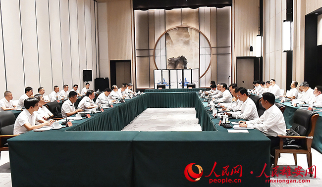 雄安新區與滄州市舉行工作交流座談會并簽署戰略合作協議。劉向陽攝
